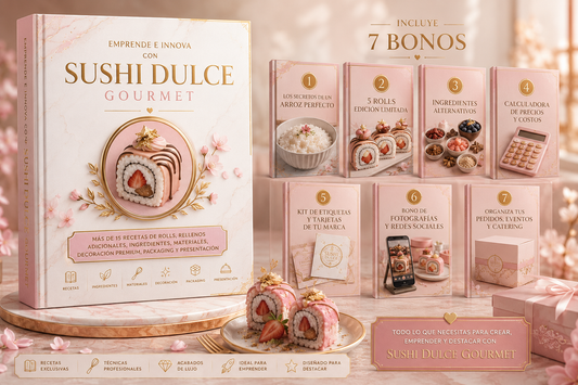 EMPRENDE E INNOVA CON SUSHI DULCE GOURMET